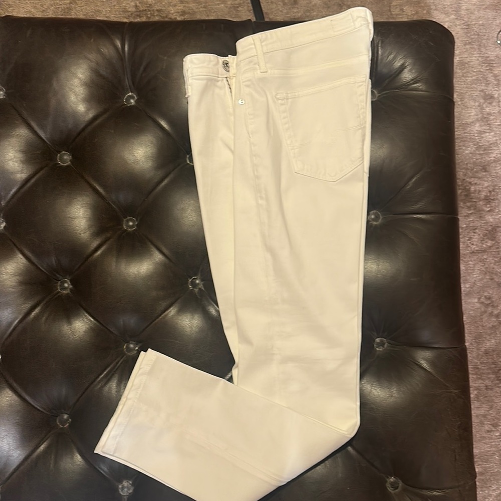 AG white jeans